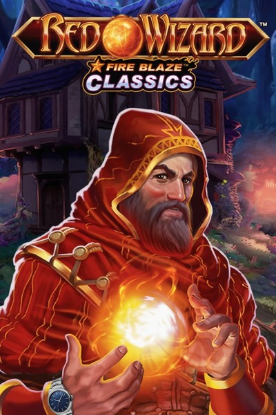 Game tile for Fire Blaze: Red Wizard at Casinova Casino