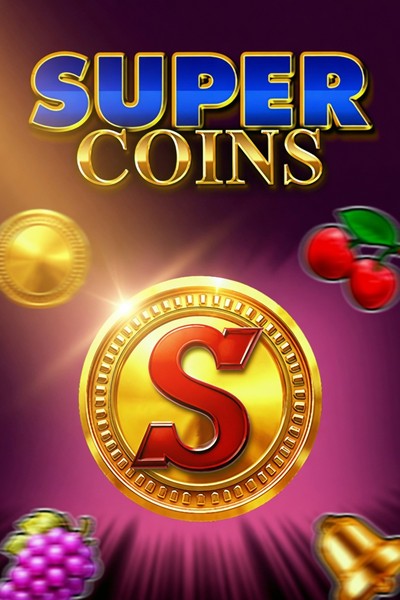 Cover of the SUPER COINS slot at Betrepublic Casino